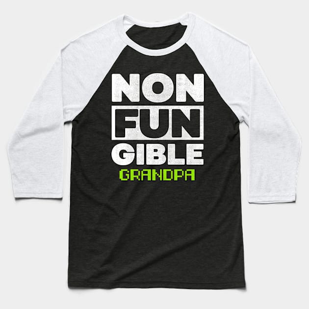 Non Fungible Token Grandpa nft Baseball T-Shirt by opippi